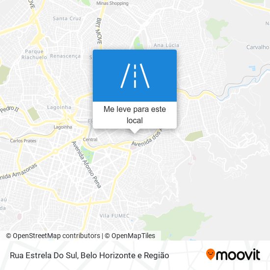 Rua Estrela Do Sul mapa