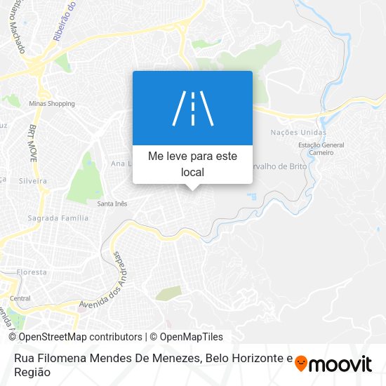 Rua Filomena Mendes De Menezes mapa