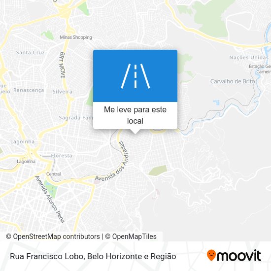Rua Francisco Lobo mapa