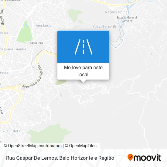 Rua Gaspar De Lemos mapa