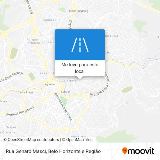 Rua Genaro Masci mapa