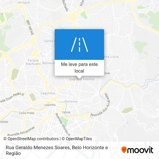 Rua Geraldo Menezes Soares mapa
