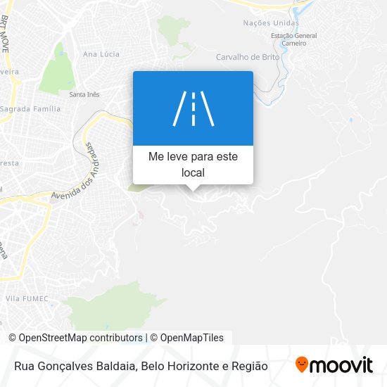 Rua Gonçalves Baldaia mapa