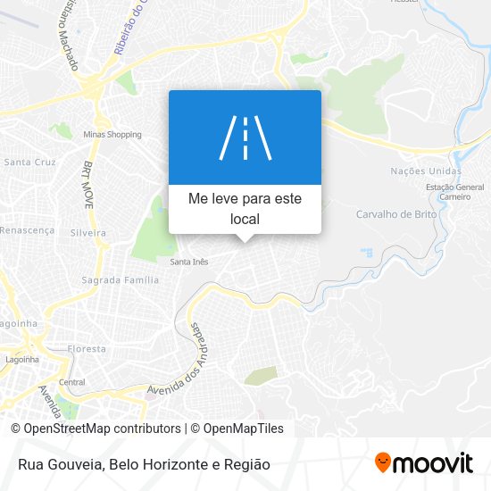 Rua Gouveia mapa