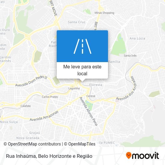 Rua Inhaúma mapa