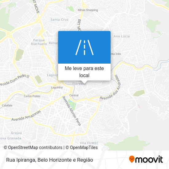 Rua Ipiranga mapa