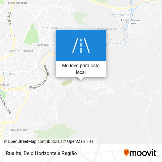 Rua Ita mapa