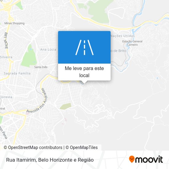Rua Itamirim mapa