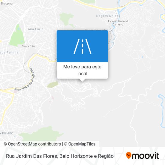 Rua Jardim Das Flores mapa
