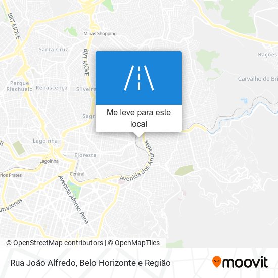 Rua João Alfredo mapa