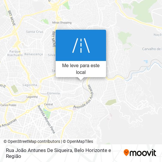 Rua João Antunes De Siqueira mapa