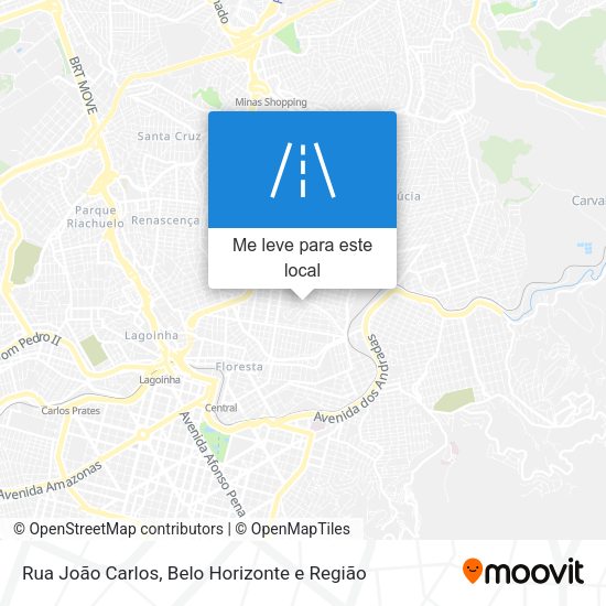 Rua João Carlos mapa