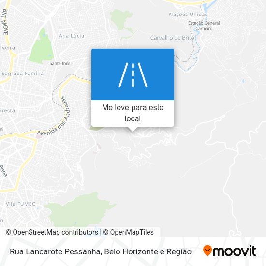 Rua Lancarote Pessanha mapa