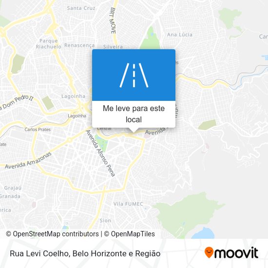 Rua Levi Coelho mapa