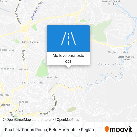 Rua Luiz Carlos Rocha mapa