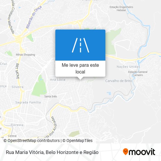 Rua Maria Vitória mapa