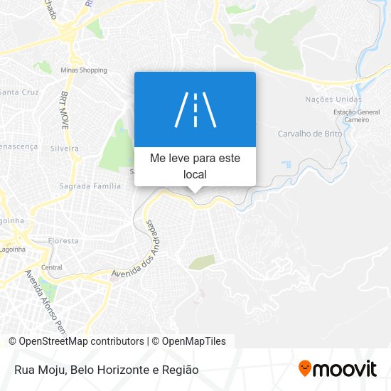 Rua Moju mapa