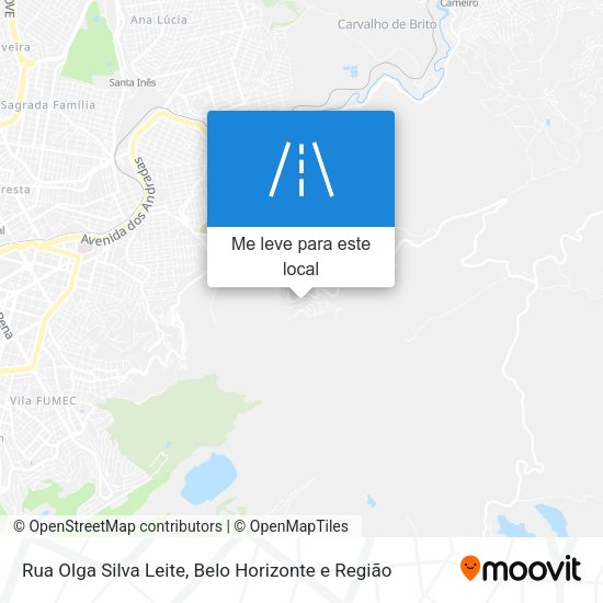 Rua Olga Silva Leite mapa