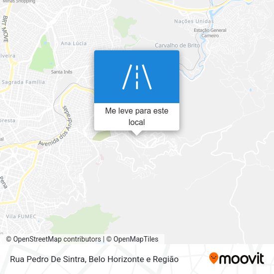 Rua Pedro De Sintra mapa