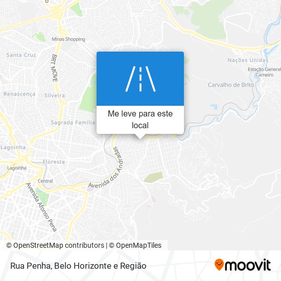 Rua Penha mapa