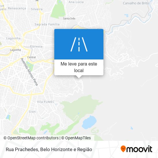 Rua Prachedes mapa