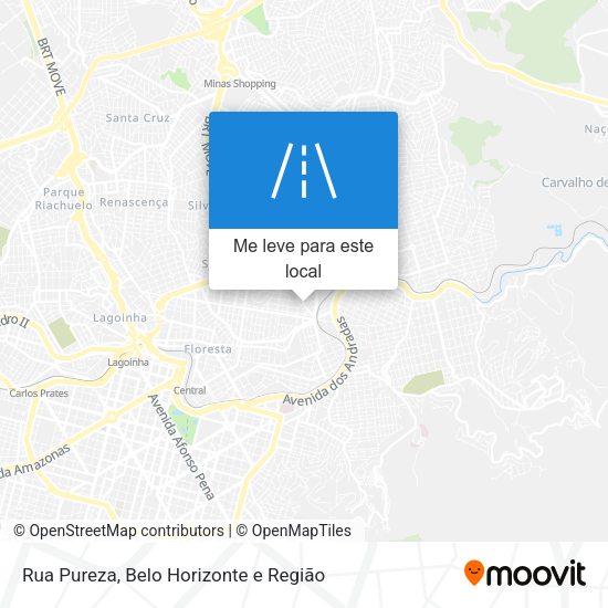 Rua Pureza mapa