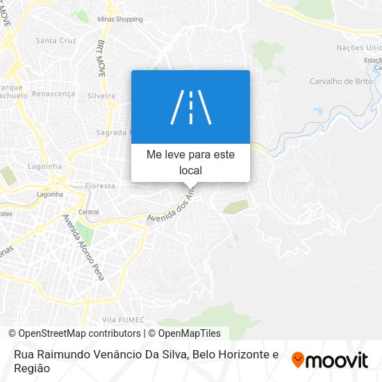 Rua Raimundo Venâncio Da Silva mapa