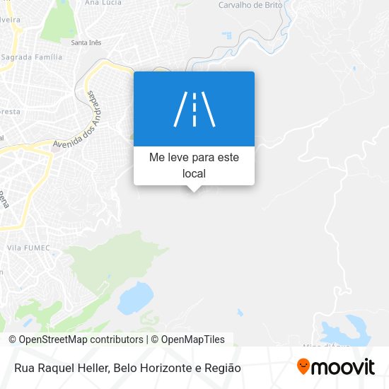 Rua Raquel Heller mapa