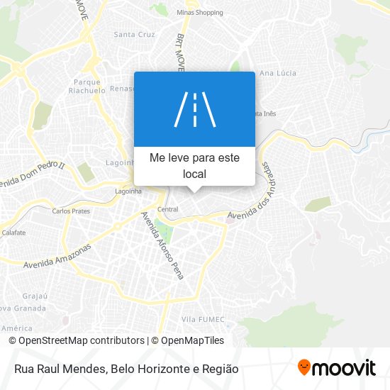 Rua Raul Mendes mapa