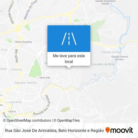 Rua São José De Arimatéia mapa