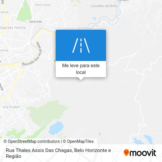 Rua Thales Assis Das Chagas mapa