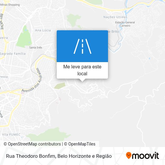 Rua Theodoro Bonfim mapa