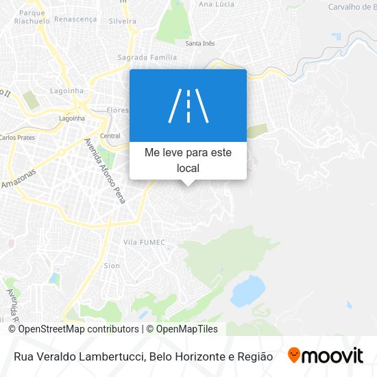 Rua Veraldo Lambertucci mapa