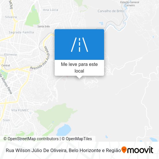 Rua Wilson Júlio De Oliveira mapa