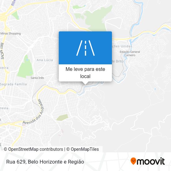Rua 629 mapa
