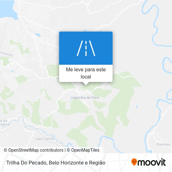 Trilha Do Pecado mapa