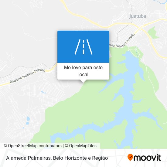 Alameda Palmeiras mapa
