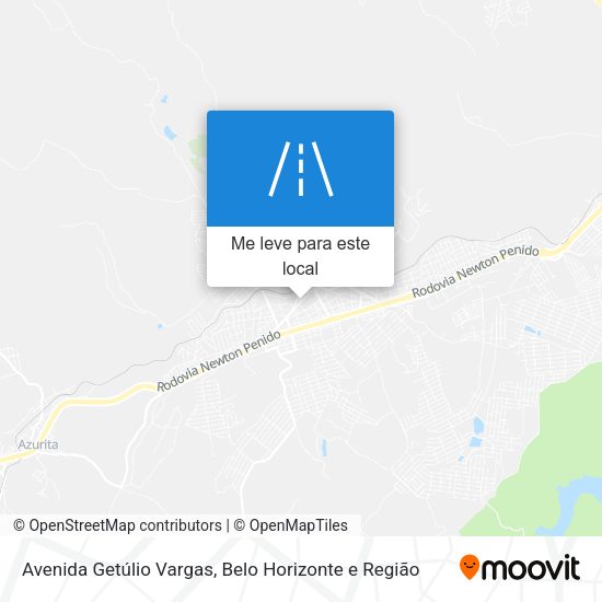 Avenida Getúlio Vargas mapa