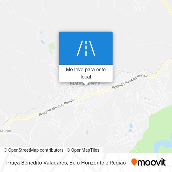 Praça Benedito Valadares mapa