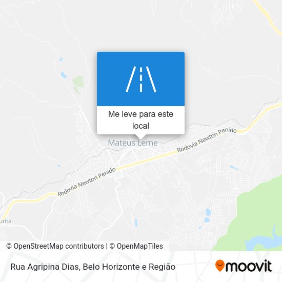 Rua Agripina Dias mapa