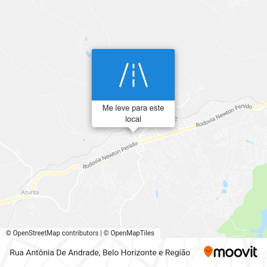 Rua Antônia De Andrade mapa