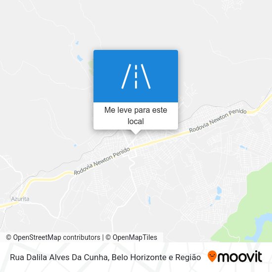 Rua Dalila Alves Da Cunha mapa