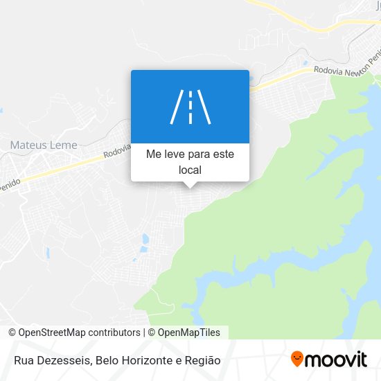 Rua Dezesseis mapa