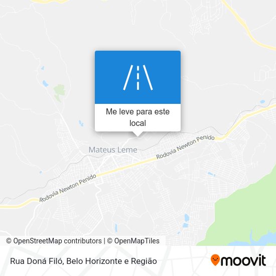 Rua Doná Filó mapa