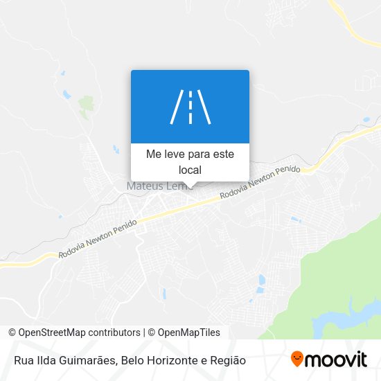 Rua Ilda Guimarães mapa