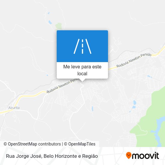 Rua Jorge José mapa