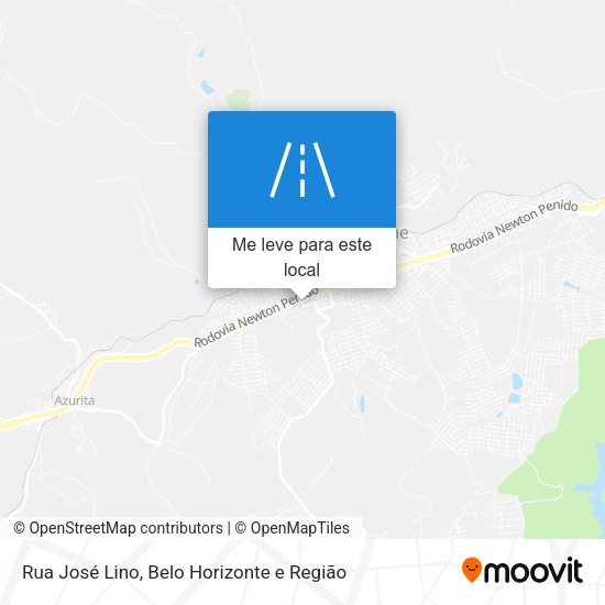 Rua José Lino mapa