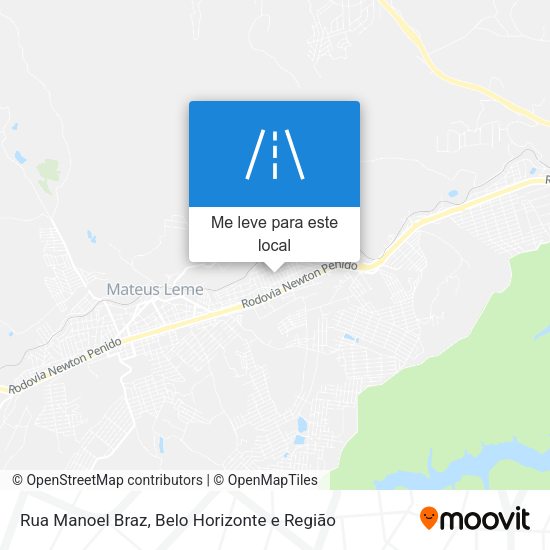 Rua Manoel Braz mapa