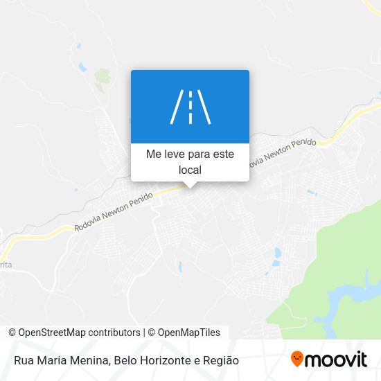 Rua Maria Menina mapa