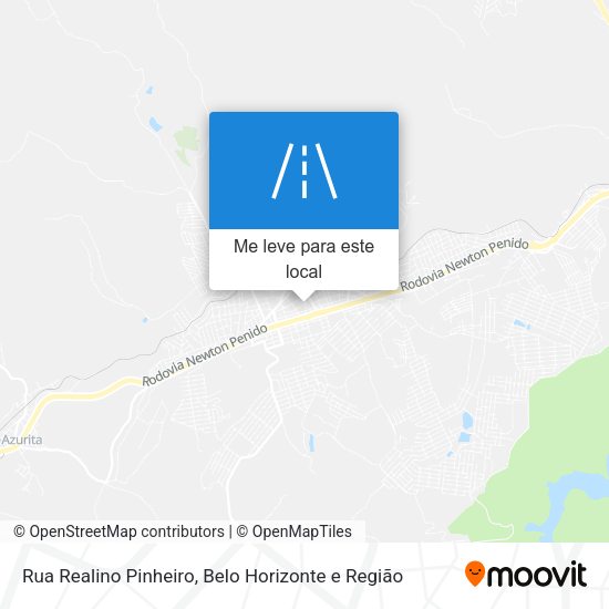 Rua Realino Pinheiro mapa
